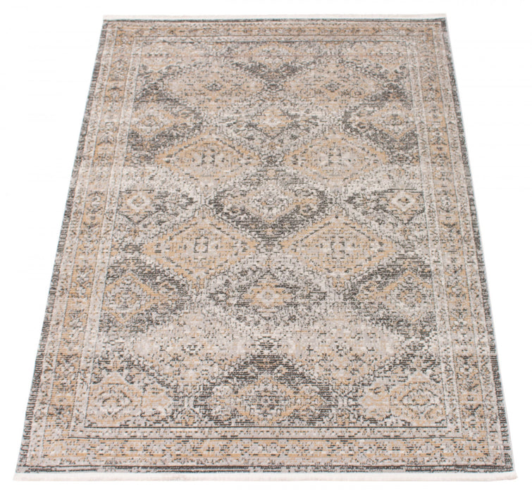 Leandra Taupe/grey Rug 8'0\" X 10'0\" Area Rug