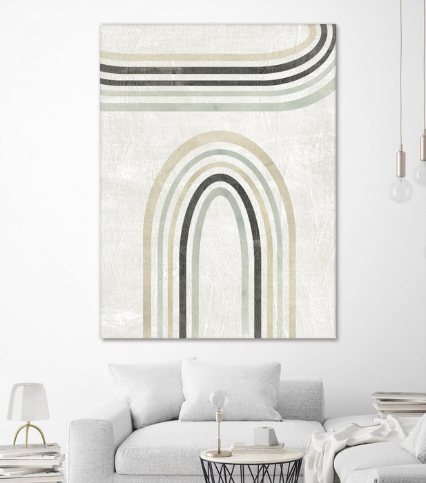 \"Modern Arc In Color Iii\" Giant Art 72x54 Wall Art