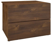 Nordika 2-Drawer Nightstand - Truffle 