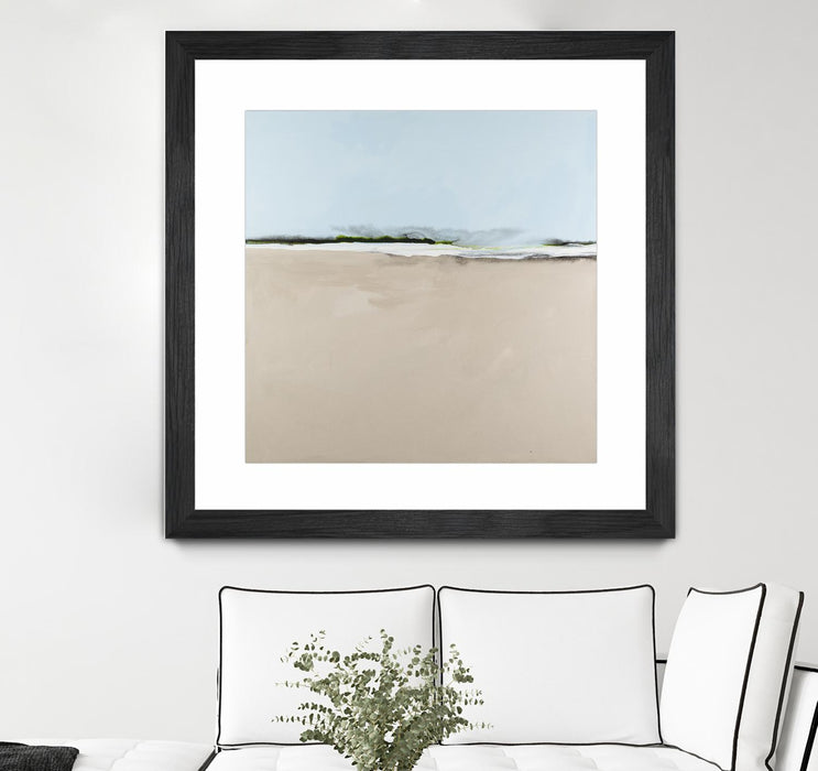 \"Simply Stated\" Matted and Framed Black 36x36 Wall Art