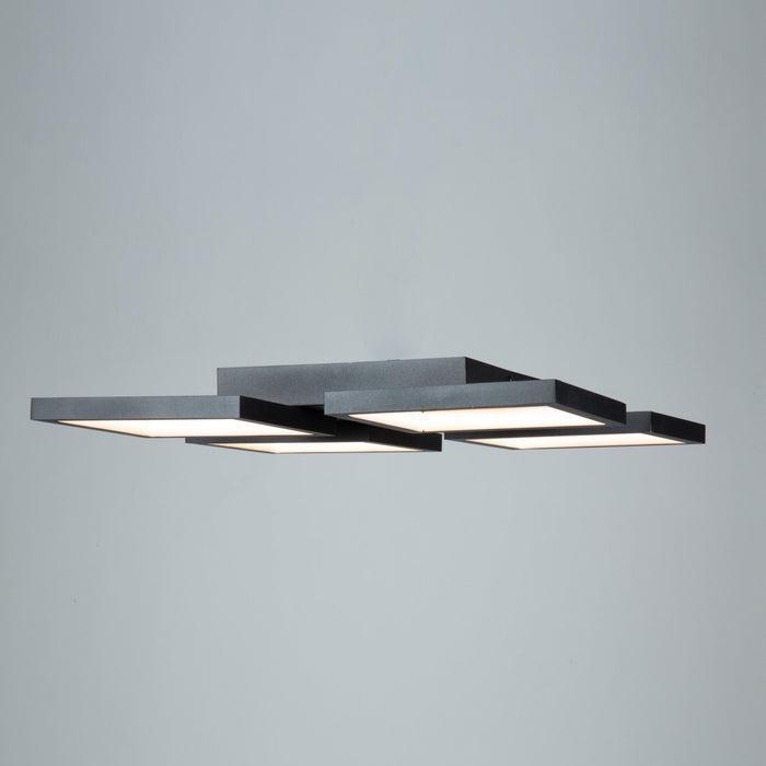 Graymar 24 W LED Black Flush Mount