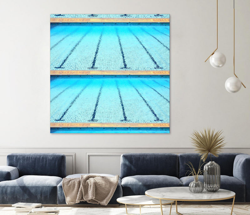 \"Whales Of Time\" Giant Art 54x54 Wall Art