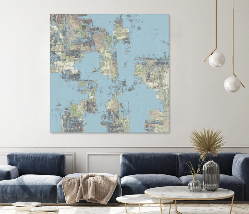 \"Memory Block Ii\" Giant Art 72x72 Wall Art