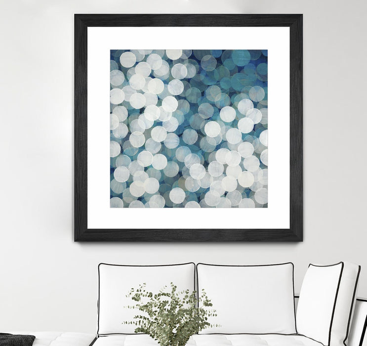 \"Head In The Clouds\" Matted and Framed Black 36x36 Wall Art