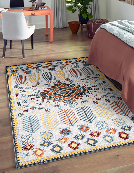 Gypsy Grey Machine Washable Area Rug - 8'0\" x 10'0\"