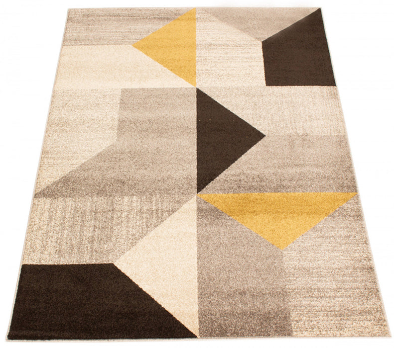 Hadley Grey / Gold 5'3\" x 7'3\" Area Rug