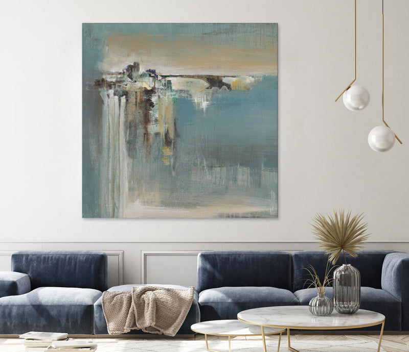 \"Fragmented Fields\" Giant Art 54x54 Wall Art