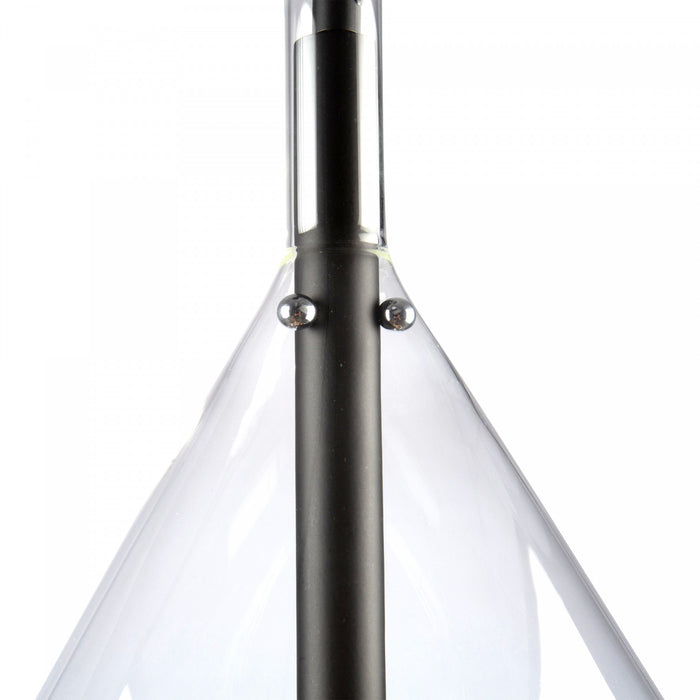 Conic 3-Light Black Pendant