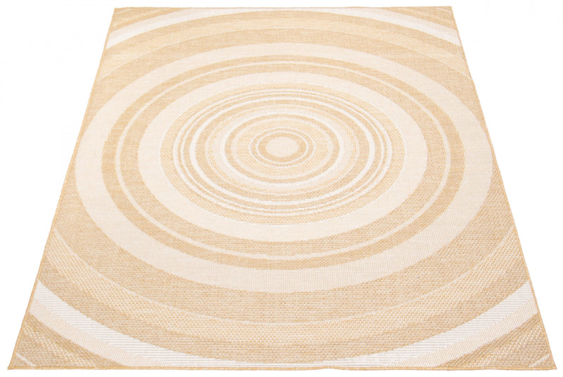 Neisha Modern Gold Rug 6'7\" X 9'6\" Area Rug