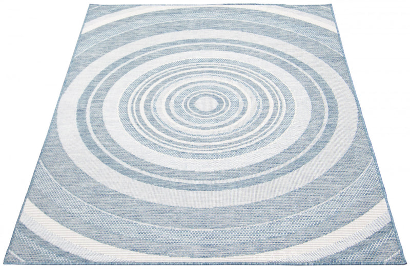 Neisha Modern Blue Rug 6'7\" X 9'6\" Area Rug
