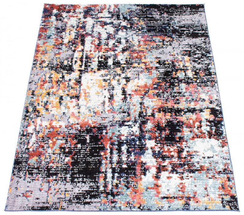 Paloma Vintage Grey Area Rug - 6'7\" x 9'6\"
