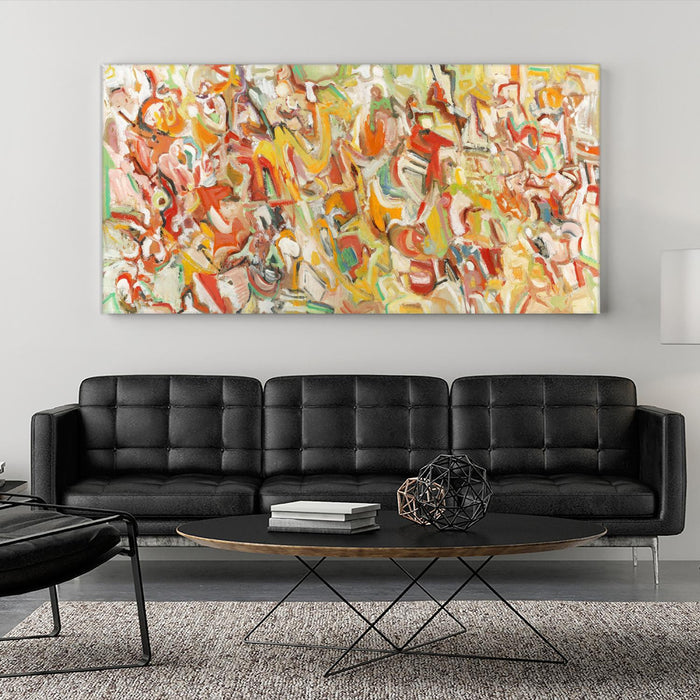 \"Lignes 1\" Giant Art 72x36 Wall Art