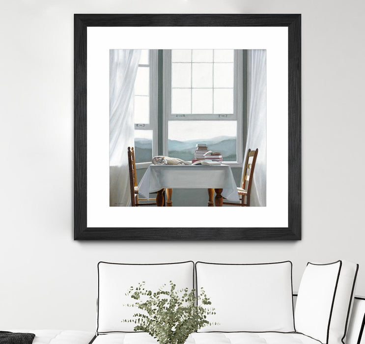 \"Accidental Scholar\" Matted and Framed Black 30x30 Wall Art