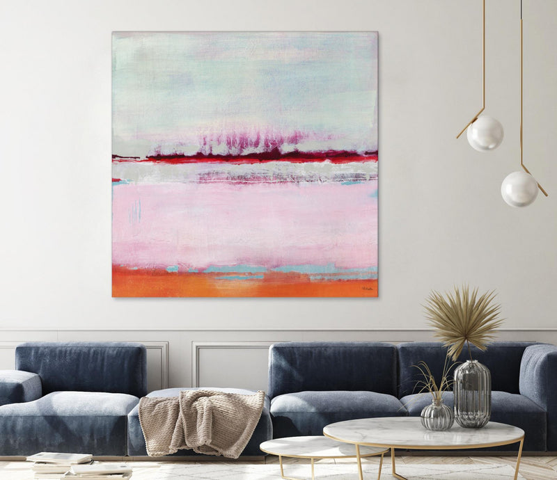 \"Persimmon Jump Ii\" Giant Art 72x72 Wall Art