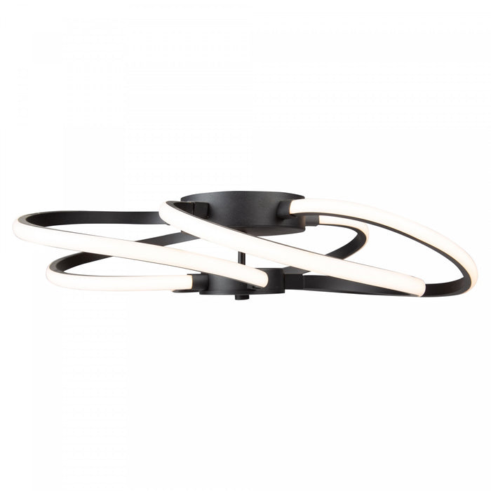 Equinox 30 W LED Black Flush Mount