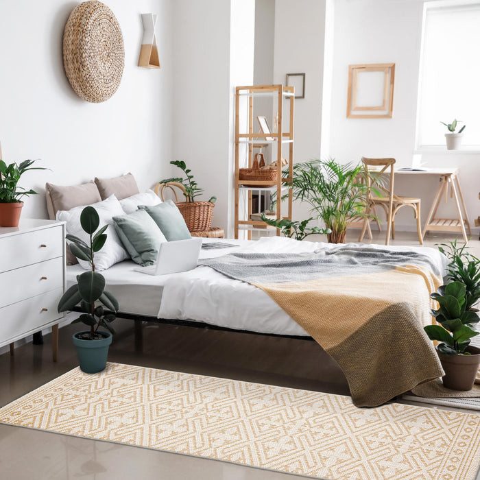 Penney Taupe Area Rug - 2'6\" x 12'0\"