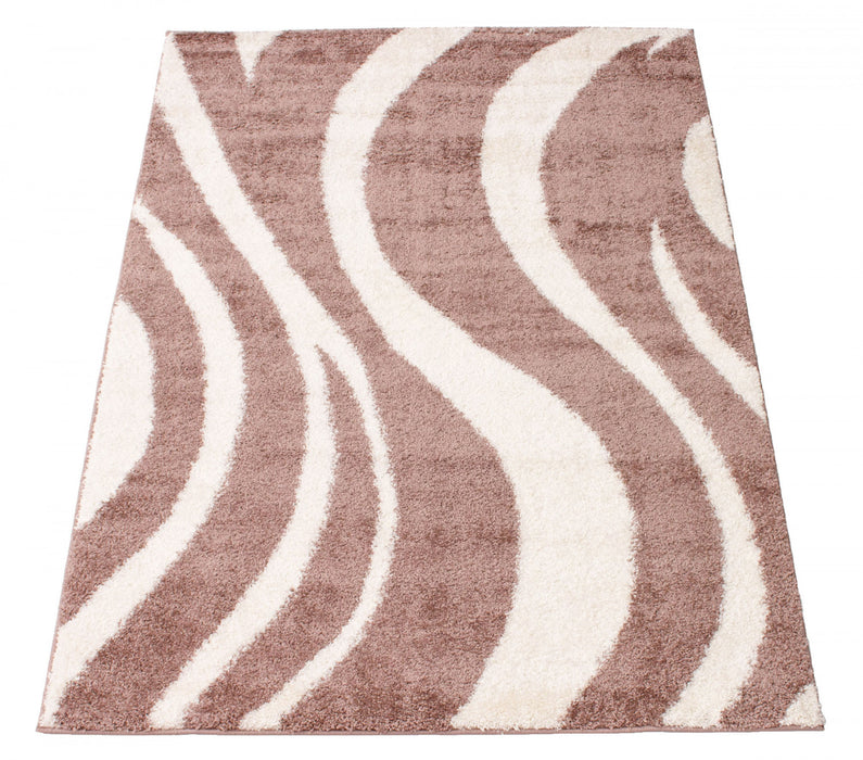Luci Pink Shag 7'10\" x 10'0\" Area Rug