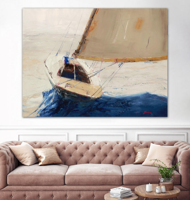 \"Single Handed\" Giant Art 72x54 Wall Art
