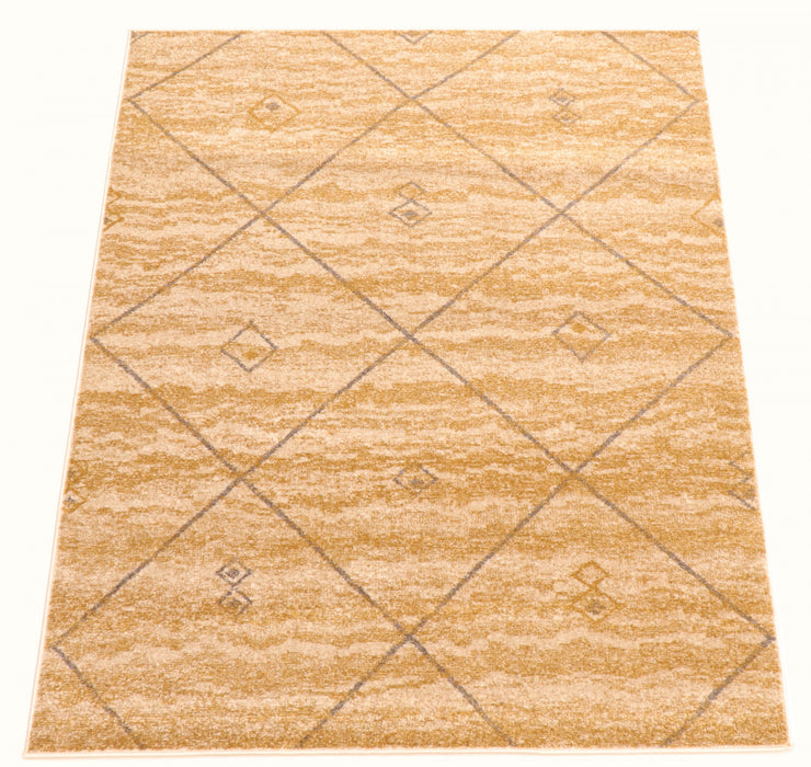 Grande Ivory/Gold 7'10\" X 10'2\" Area Rug