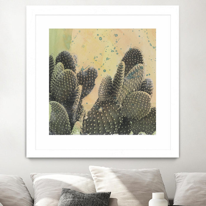 \"Desert Dreams Ii\" Matted and Framed White 30x30 Wall Art