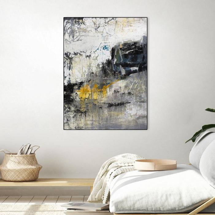 \"The Hike\" Canvas Framed Black 30x40 Wall Art