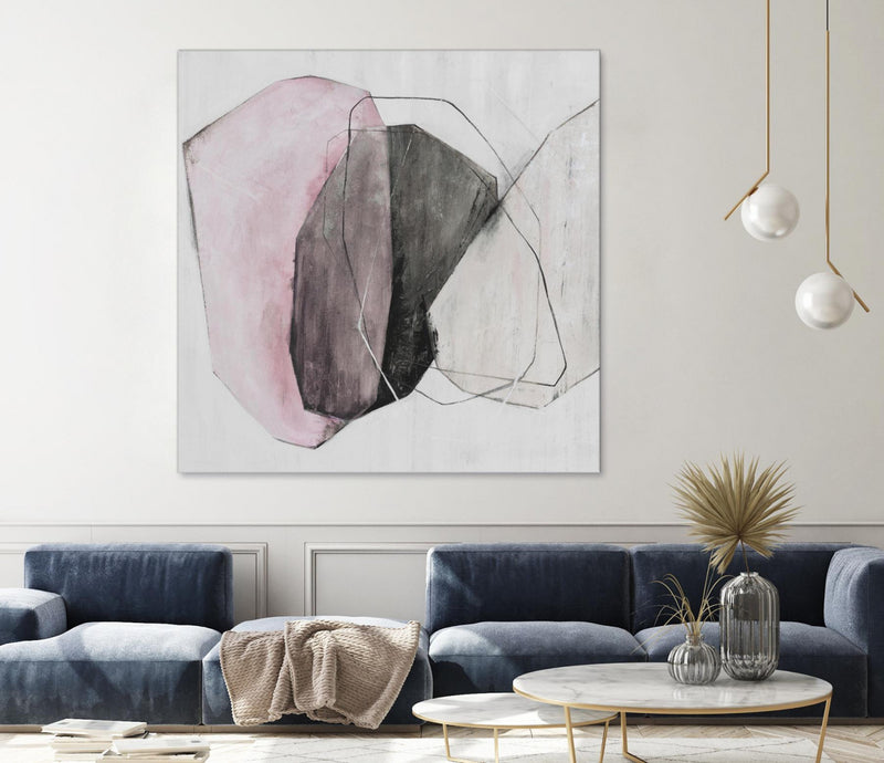 \"Tickled With Pink\" Giant Art 72x72 Wall Art