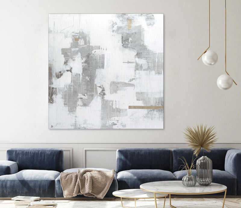 \"Haloed In Metallic Ii\" Giant Art 72x72 Wall Art