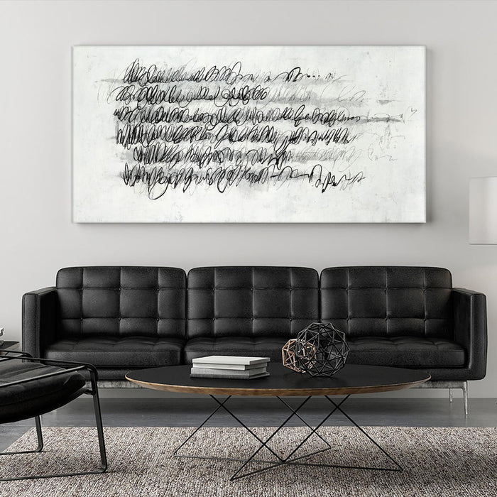 \"Artist Decleration\" Giant Art 72x36 Wall Art