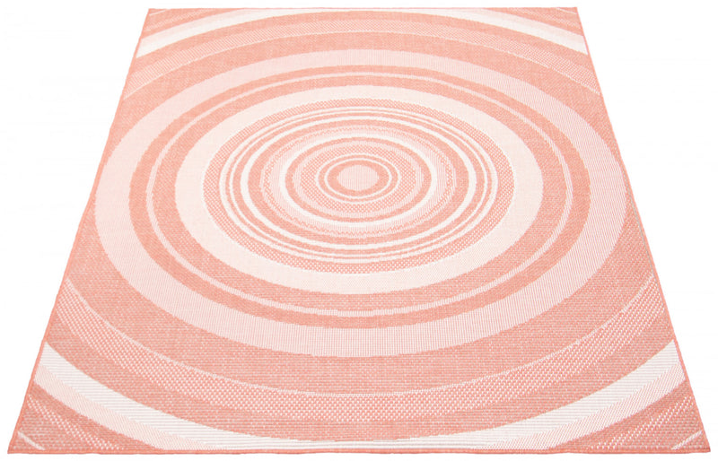 Neisha Modern Coral Rug 6'7\" X 9'6\" Area Rug