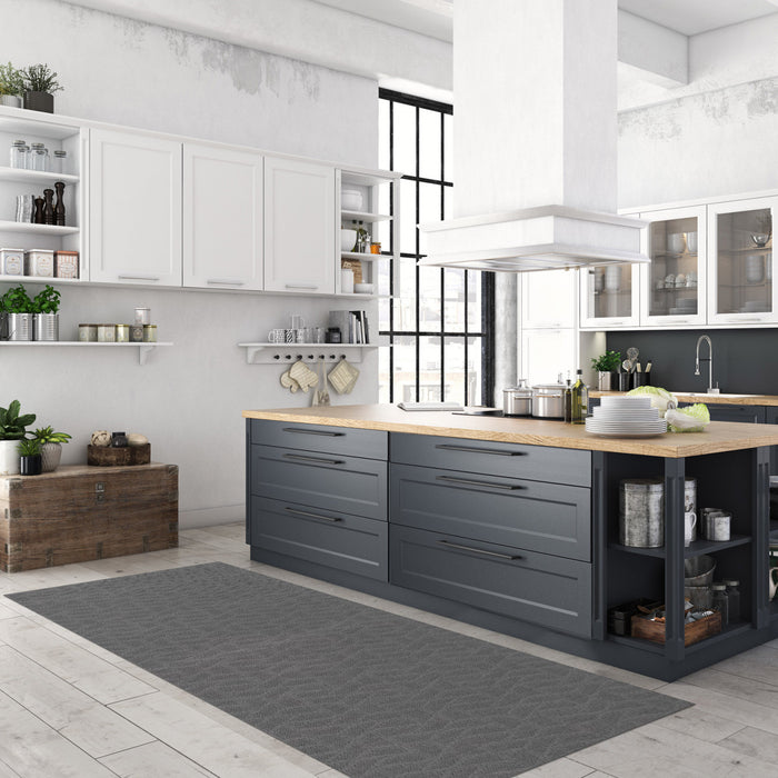 Bellezza Dark Grey 2'2\" x 6'0\" Area Rug - S of 2