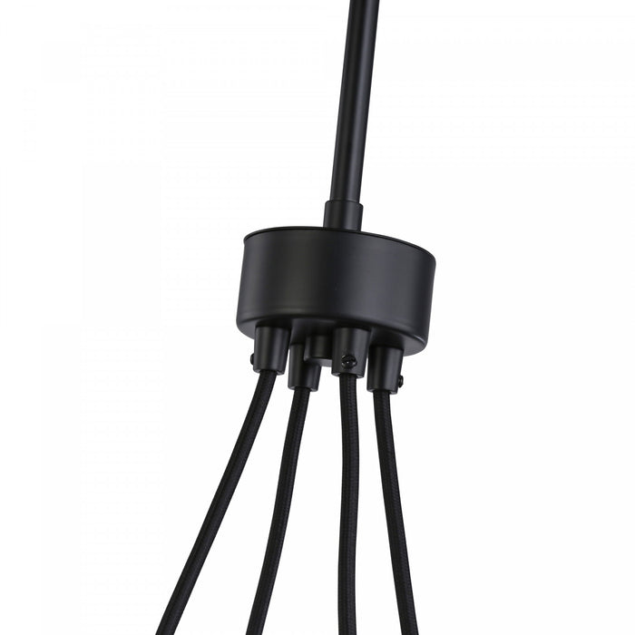 Cheshire Black & Brass 5-Light Chandelier