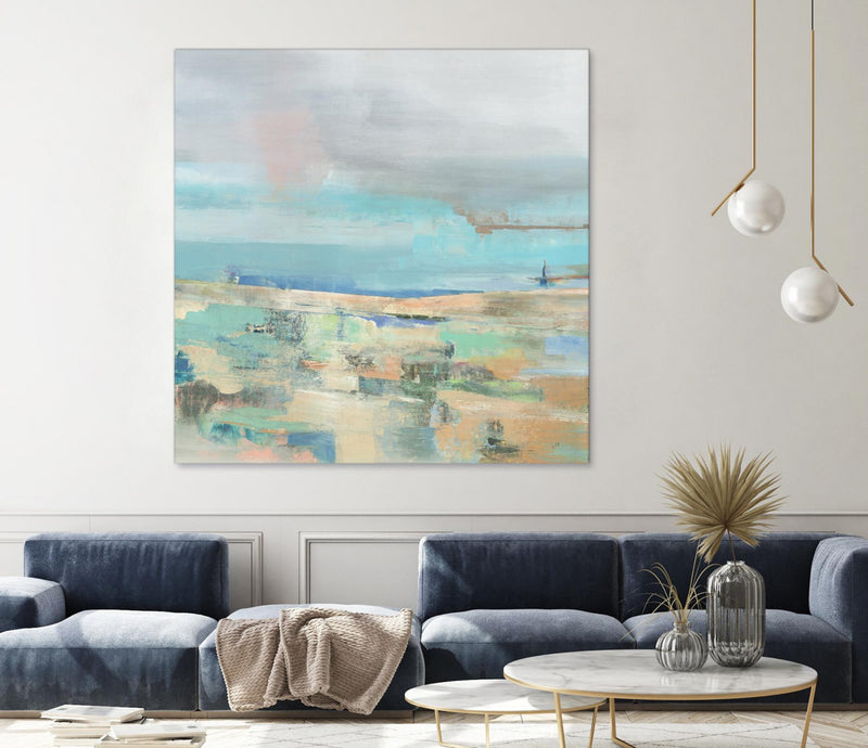 \"Low Tide I\" Giant Art 72x72 Wall Art