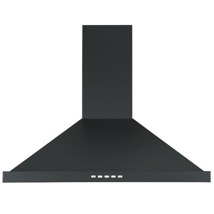 Ancona 30\" Convertible Wall-Mounted Range Hood - AN-17018BLK