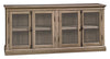 Barrister Lane 70\" Rustic TV Stand with Storage and Cable Management for TVs up to 80\"- Oak