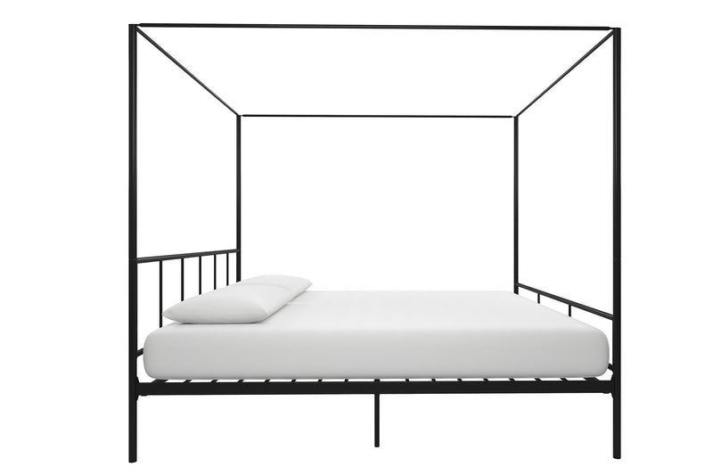 Novogratz Marion King Canopy Bed - Black