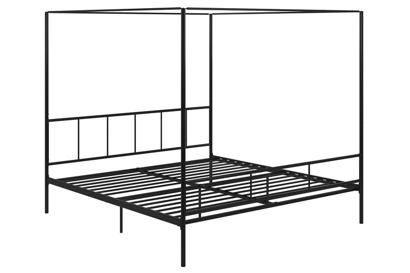 Novogratz Marion King Canopy Bed - Black