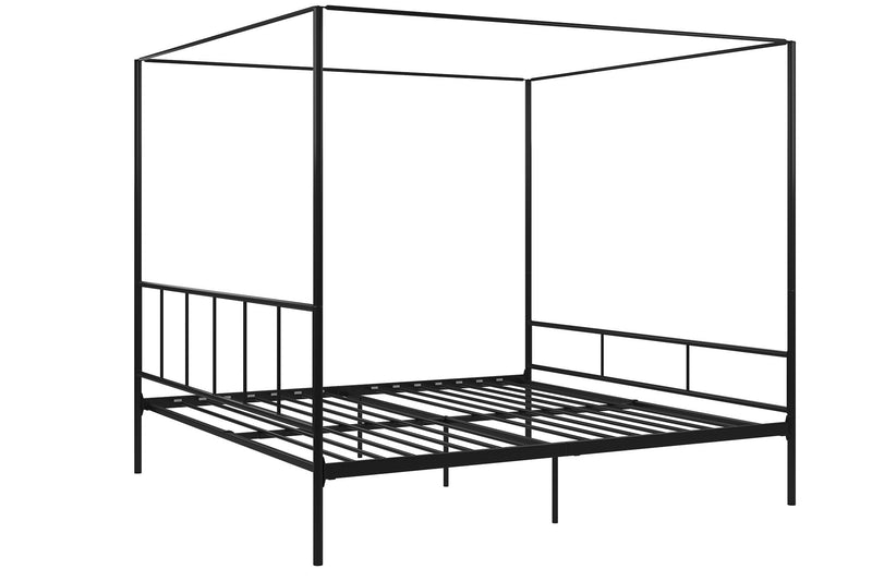 Novogratz Marion King Canopy Bed - Black