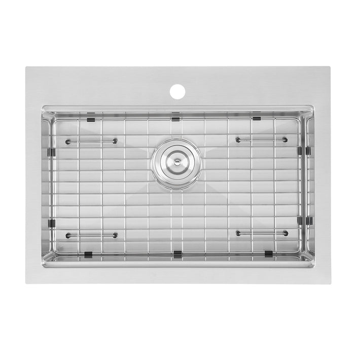 Ancona 28\" Drop-In Workstation Kitchen Sink - AN-3127