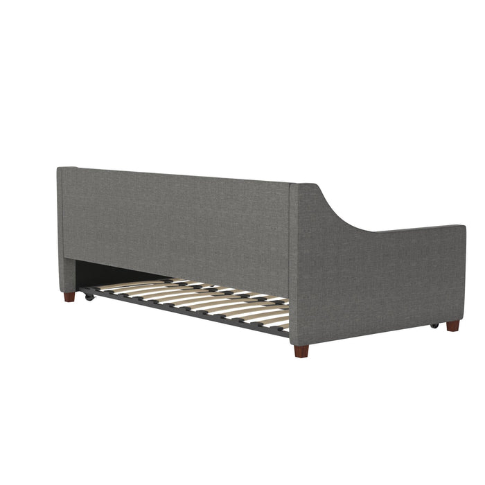 Novogratz Her Majesty Daybed and Trundle - Grey