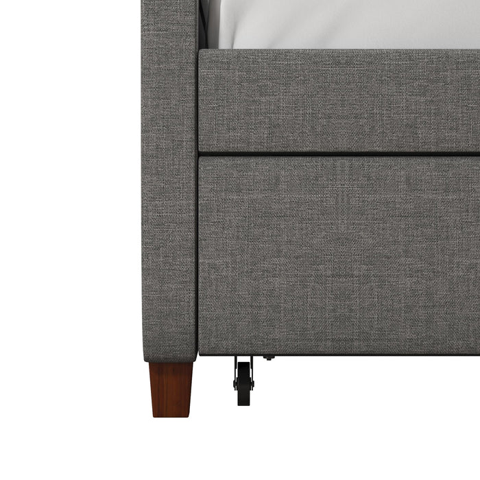 Novogratz Her Majesty Daybed and Trundle - Grey