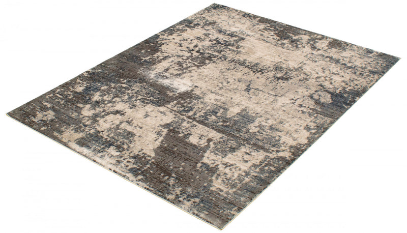 Octavian Abstract Ivory Area Rug - 6'7\" x 9'6\"