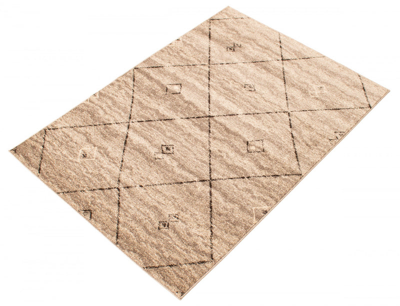 Grande Grey/Brown 6'7\" X 9'6\" Area Rug