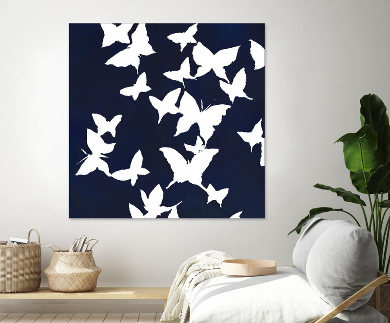 \"Flutterbys V3\" Giant Art 54x54 Wall Art