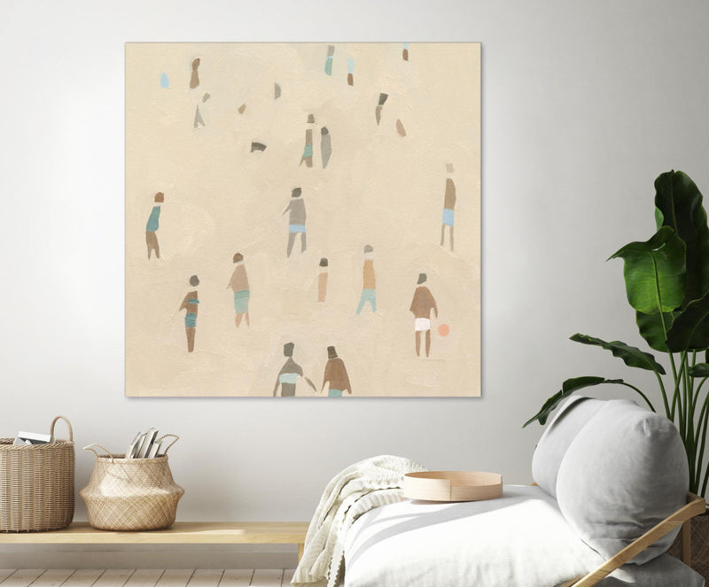 \"Beach Goer Iv\" Giant Art 54x54 Wall Art