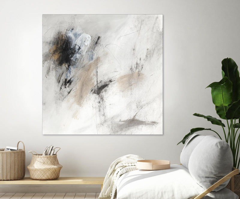 \"Sketch Lines I\" Giant Art 54x54 Wall Art