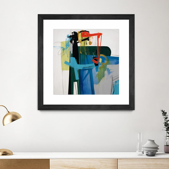 \"Return The Fork\" Matted and Framed Black 30x30 Wall Art