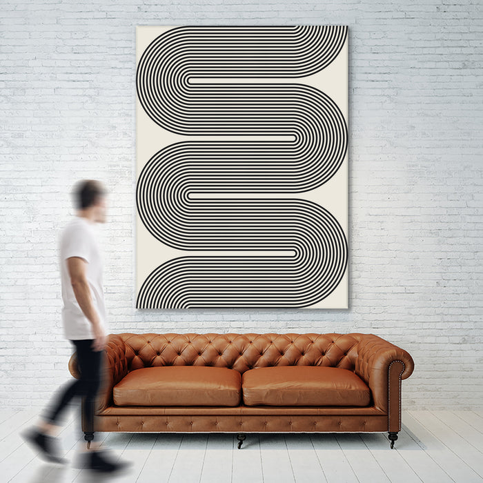 \"Simplicity Xvi\" Giant Art 72x54 Wall Art