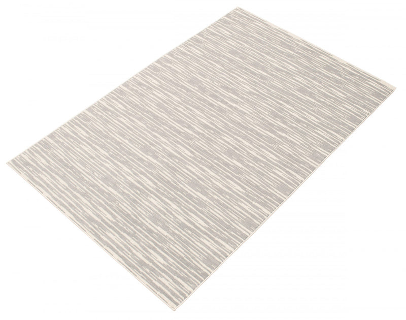 Eadda Light Grey 6'7\" x 9'6\" Area Rug
