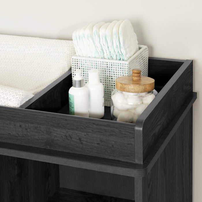 Tassio Wide Changing Table - Grey Oak