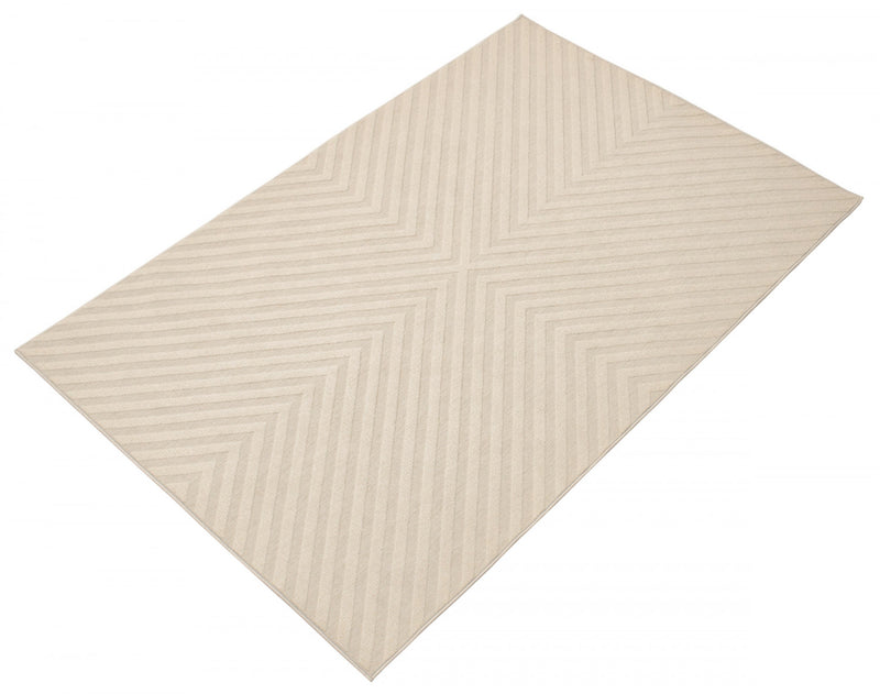 Dodie Ivory 5'3\" x 7'7\" Area Rug